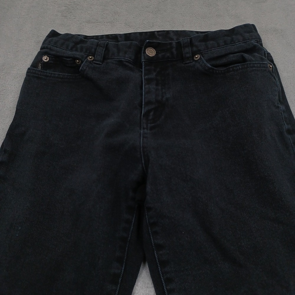 Lauren Ralph Lauren Jeans Womens 4 Black Denim Casual Preppy Pockets - Picture 2 of 8